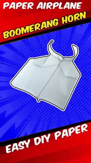 how to make a boomerang paper airplane A4 easy Very Unique Tutorial