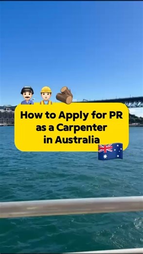 How to Get PR as a Carpenter in Australia! Australia’s booming...