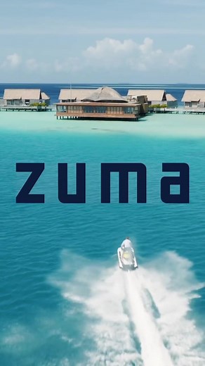 Exclusive Floating Zuma Restaurant at Waldorf Astoria Maldives