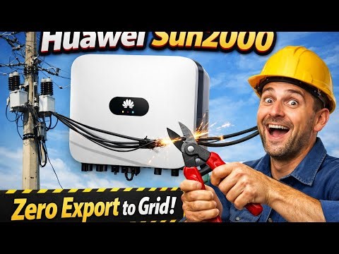 Huawei SUN2000 Installation Guide | No Grid Injection (Zero Export Explained)
