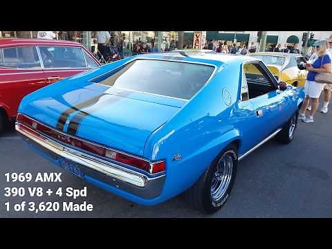 1969 AMC AMX 390 V8 X Code 315hp 425 Torque 4 Speed 1 of 3,620 Made in 69 Featured Car of the Day