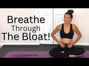 Yoga For Bloat Relief & Digestion Help / Quick Trapped Gas Relief! / Yoga With Paige