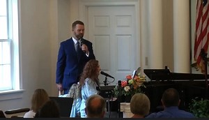 After I posted “Remind Me, Dear Lord” (by Dottie Rambo) on Sunday, I had quite a few ask to hear Josh and me sing it together. Here’s a the video from our church’s livestream on Sunday. 💙 (the camera moves over to the piano just a couple seconds into the beginning.) | Natalie Raynes Music