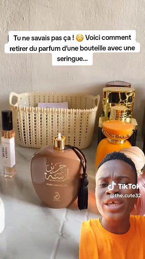 Comment retirer du parfum d’une bouteille avec une seringue