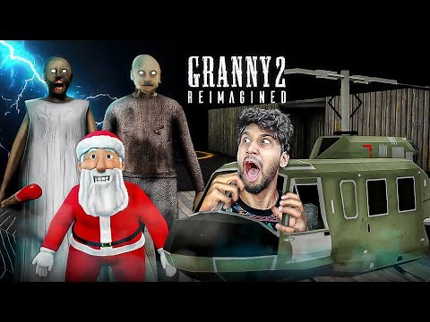AFTER A LONG TIME.... HELICOPTER ESCAPE IS HERE | GRANNY 2 REIMAGINED GAMEPLAY