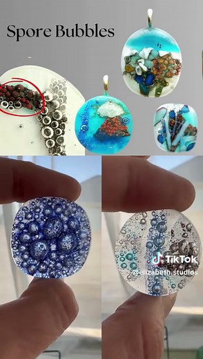 Microwave fusing tutorial - Link in Bio #tutorials #fusedglass #fusedglassartist #art #glass #technique #asmrsounds #artistsoftiktok #bullseyeglass #bubbles #fusing
