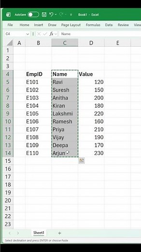 Excel Shortcut: Move to Column FAST using Ctrl + Shift + + Insert Column Trick