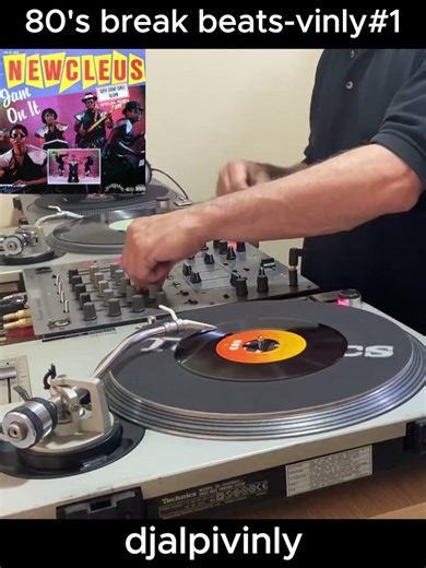 80's break beat-#1 @djalpivinly #herbiehancock #newcleus #jamonit #vinly #oldschool #record #dj