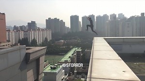 Watch the story behind this jump in ROOF CULTURE ASIA. A feature length documentary showcasing Parkour on the skyscrapers of asian megacities, Hong Kong, Tokyo and Seoul. - https://vimeo.com/ondemand/roofcultureasia - | Storror