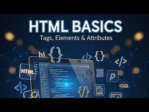 HTML Basics 2025 | Learn Tags, Elements & Attributes for Beginners | Web Development Bootcamp Day 2
