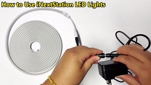 Amazon.com: iNextStation 12V Warm White LED Strip Lights 16.4FT, Flexible Silicone Neon Rope Light with Power Adapter, Waterproof, Cuttable, Dimmable & Linkable, for Cabinet, Ceiling, Wall, Bedroom, Kitchen : Tools & Home Improvement