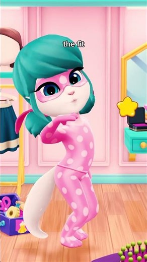 just a gurl throwing a fit 💅 #MiraculousLadybug #MyTalkingAngela2 #collab