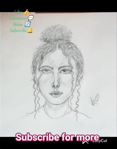 Portrait Drawing Using Loomis Method ✏️ | #Shorts#LoomisMethod#PortraitDrawing#FaceDrawing#viral