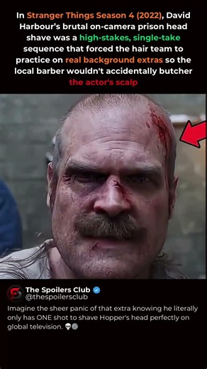 The Terrifying Risk Behind Hopper's Prison Transformation #strangerthings #davidharbour #shorts