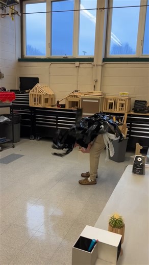 This Bishop teacher’s lesson of the day: always stand tall, even if you can’t fly. | Bishop Smith CHS