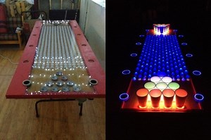 Interactive LED Beer Pong Table Has More Features Than You Can Shake A Stick At
