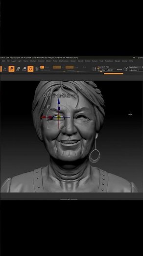 3D Face Fix (Female Character Sculpt)