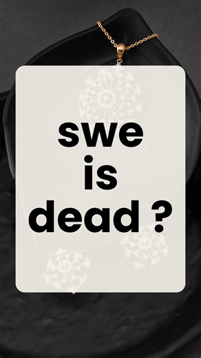SWE salary. Fine print: "This role may not exist in 12 months." "AI replaces all coding in 6 months." But they're HIRING 100 engineers. WHY?! The answer changes everything: 🧠 📌 Code became ABUNDANT. Judgment became SCARCE. 📌 They're paying for LIABILITY, not LABOR. 📌 "Code is NOT the product. Working software is." 📌 Curators, not typists. Pilots, not passengers. 📌 Not predicting unemployment — predicting UNRECOGNIZABILITY. "Nobody automated the person who gets paged at 2AM when the archite