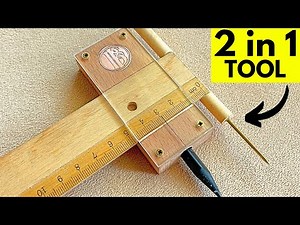 The Ultimate DIY Tool for Carpenters: Veritas Beam Compass and Marking Gauge #woodworking #carpentry