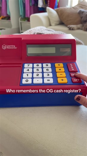 This is the best cash register on the market because not only can they play with it, but it also will help them teach basic addition and subtraction division multiplication skills with a little calculator. It also comes with a card and a little notepad. The muddy looks so realistic. This is the best play toy. You can get your kids because there’s so many things that you can do with it!! #pretendplay #cashregister #learningresources #toddlertoy #kidtoys