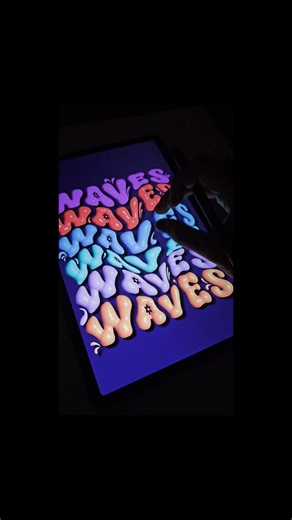 Wavy Text effect in IBIS PAINT X #shorts #ibispaintx #typography #logodesign #tshirtdesign