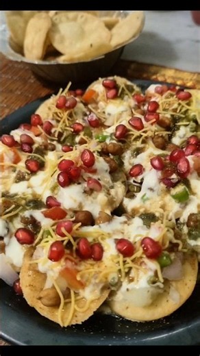 Street Style Dahi Papdi Chaat Recipe #cookingshorts