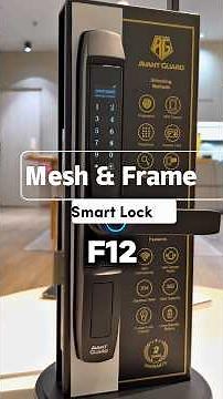 Introducing Avant Guard Smart Lock Design For Mesh/Glass/Frame Door - Wifi Smart Lock F12