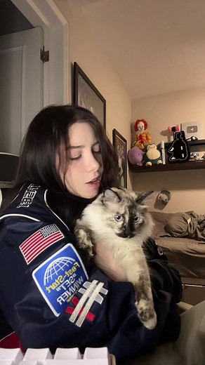 Bonding Moments: A Cozy Cat and Owner Interaction