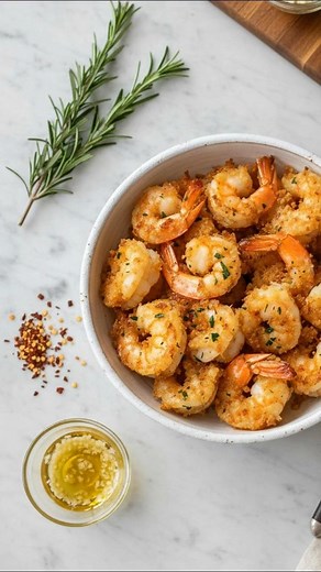 13K views · 74 reactions |  Crispy Garlic Parmesan Shrimp (Air-Fryer...