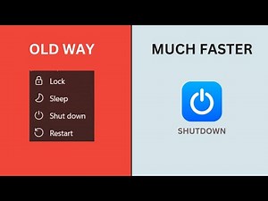 One Click Shutdown Hack! No More Struggling to Turn Off your Computer!!