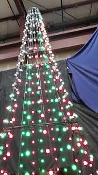 12' RGB String Tree installation video