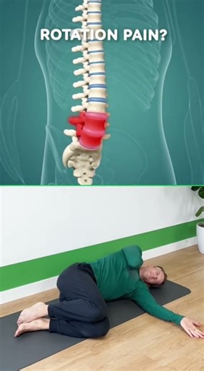 Thoracic vs Lumbar Rotation — Clear 15s Breakdown #health #motivation