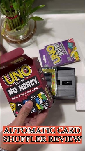 Automatic Card Shuffler Review | Best Shuffler for UNO & Playing Cards♠️| Amazon find 2025🔥