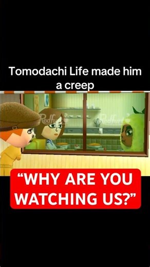 I’m a CREEP I’m a WEIRDO #tomodachilife #radiohead #creep #funny #mii #nintendo