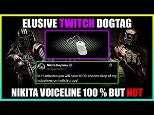 Nikita Voiceline Free Promo Code in Comment / Dogtag Disappearing - Twitch Gift Subs Rewards