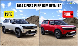 Tata Sierra Pure, Pure  Variants Explained In Pictures