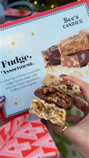 🍫✨ What’s inside the box of See’s Assorted Fudge? Here it is — a trio of rich, creamy favorites handcrafted the old-fashioned way since 1921: 🍫 Chocolate Walnut Fudge — smooth, decadent, and packed with crunchy walnuts 🤍 Vanilla Walnut Fudge — buttery and creamy with that signature See’s texture 🥜 Bordeaux Pecan Fudge — the iconic See’s Bordeaux flavor, now in irresistible fudge form All lovingly made at the See’s Candy Kitchen in California and flown fresh to Manila! ❤️✈️ 📍 Rockwell | The 