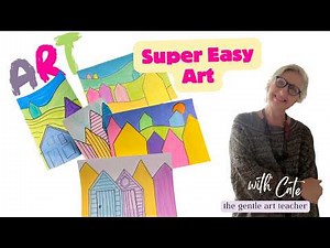 Simple Shapes, Beautiful Landscapes | Art Tutorial