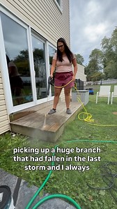 Power washing out little deck 💦 #powerwashing #powerwash #beforeandafter #homestead #homesteading #suburbanhomestead #backyardglowup #backyardinspo | Home on Liberty Hill
