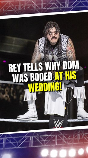 Rey Mysterio reacts to Dominik getting booed at his own wedding! . . . #wwe #reymysterio #dominikmysterio #wrestling | Sportskeeda Wrestling