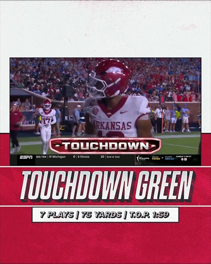 Arkansas Razorback Football on Reels