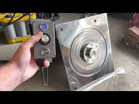 Variable speed electric pot hauler