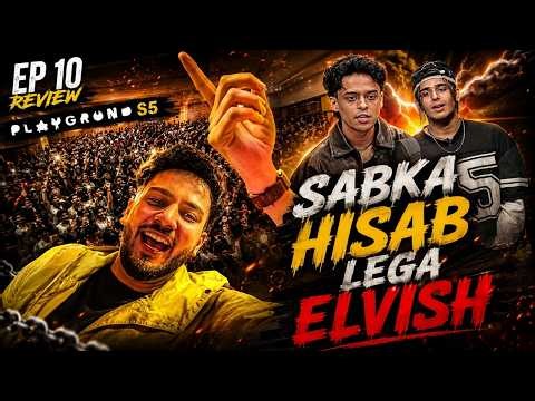 Sabka hisab lega ELVISH YADAV 🤣 ROASTS VANSAJ RIDEY 🤧 EP10 PLAYGROUND5 REVIEW