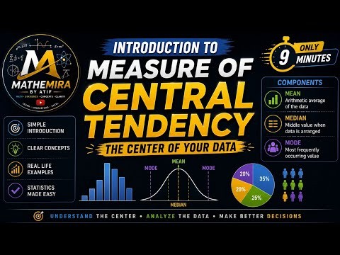 Measures of Central Tendency Explained | Statistics and Biostatistics