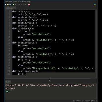 Python Calculator Part 1 | Using def Function 🐍 #shorts