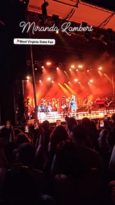 State Fair of West Virginia - Miranda Lambert. #live #westvirginia #reelsfb #wvstatefair2025 #fypシ #mirandalambertmusic #mirandalambert #wv #westvirginiastatefair2025 #livemusic #concert #reelsfbシ | Lacey Lester