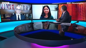 48K views · 400 reactions | Could a Chinese housing firm cause a global financial meltdown? Evergrande has debts of $305bn and there are fears China might be about to witness its biggest ever corporate collapse. On BBC Newsnight, economists Dr Linda Yueh and Prof Kenneth Rogoff talk about the "wide-ranging" impact this could have on the world. https://bbc.in/3jt02Qv | BBC News | Facebook