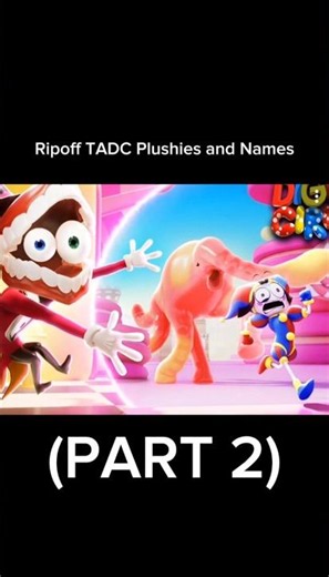 Ripoff TADC Plushies Part 2 #tadc #theamazingdigitalcircus #ripoff #plushies #funny #viral