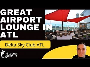 Delta Sky Club Terminal F ATL Review