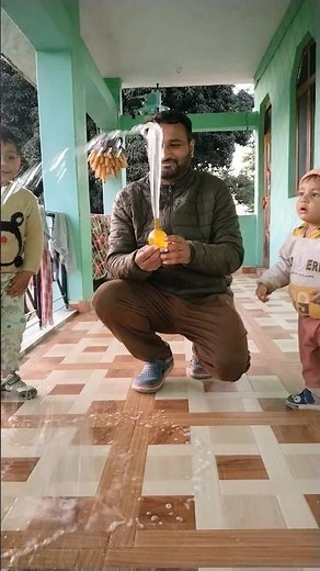 How did Arhaan do this 😱 wait for the end 😅#shorts #trending #balloon